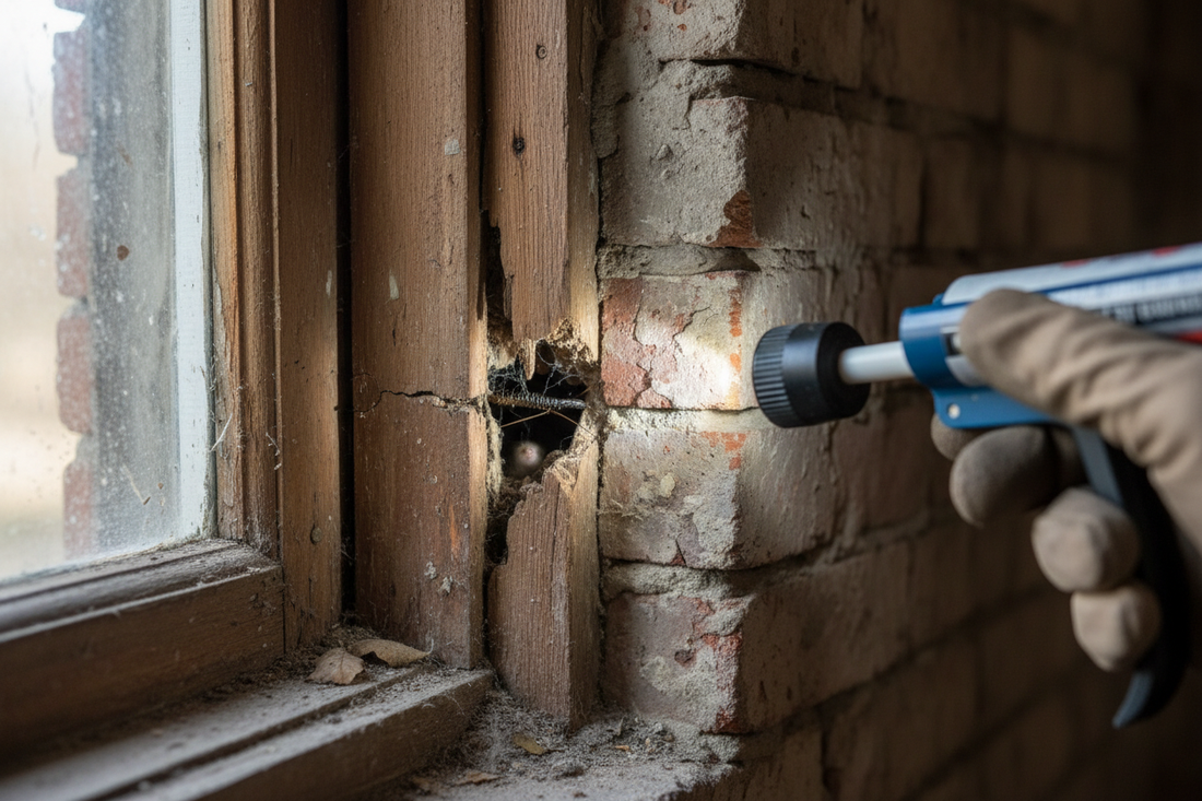 Problem photo – Are unwelcome pests finding their way into your home despite your best efforts? Learn to identify and seal common entry points, protecting your living space from unwanted guests and potential damage.