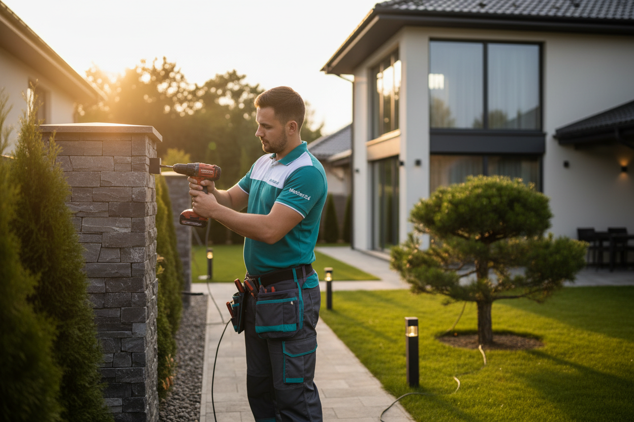 Outdoor Lighting Installation